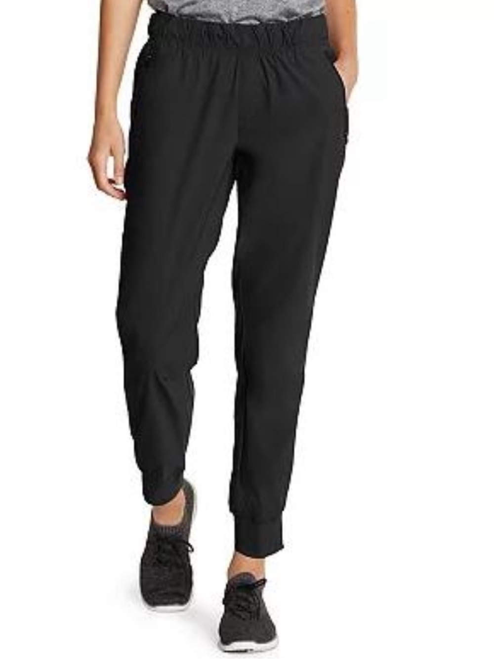 Eddie Bauer Rainer Black Athletic Joggers